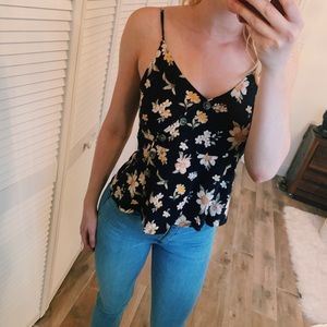 American eagle floral tank